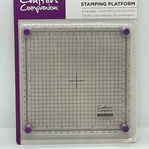 *NEW  6 X 6 Crafter’s Companion Stamping Platform